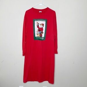 Vintage Christmas Pajama T Shirt Single Stitch